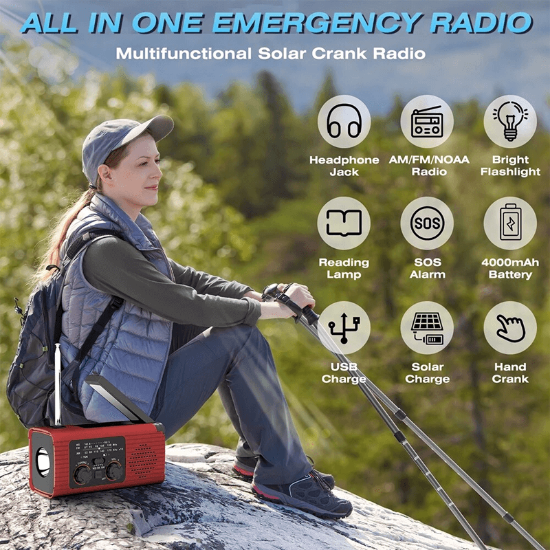 CRANKGUARD - 4000mAh Emergency Radio