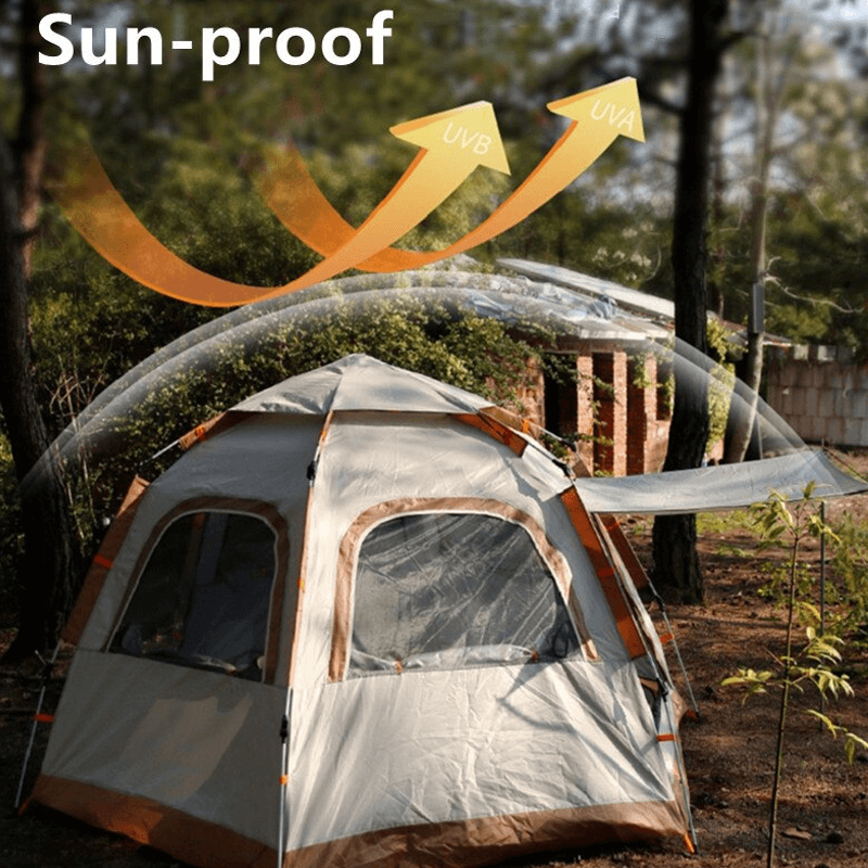 WILDSCAPE - Pop-Up Hexagonal Tent PU 3000mm 4-5 People