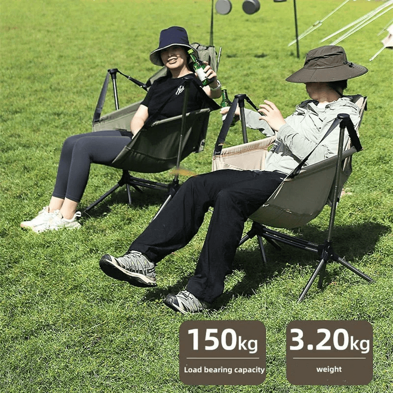 WOODLANDFOLD - Camping Foldable Rocking Chair