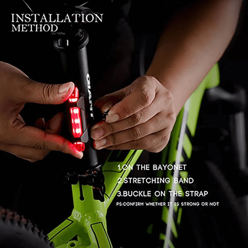 IGNIS - Phare à LED rechargeable pour vélo