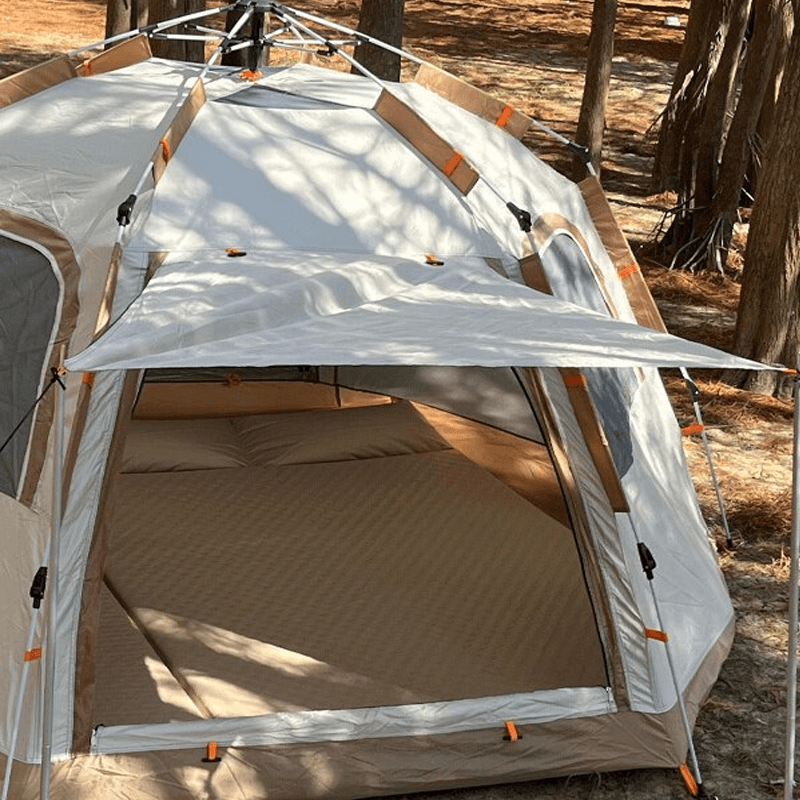 WILDSCAPE - Tente pop-up hexagonale PU 3000mm 4-5 personnes