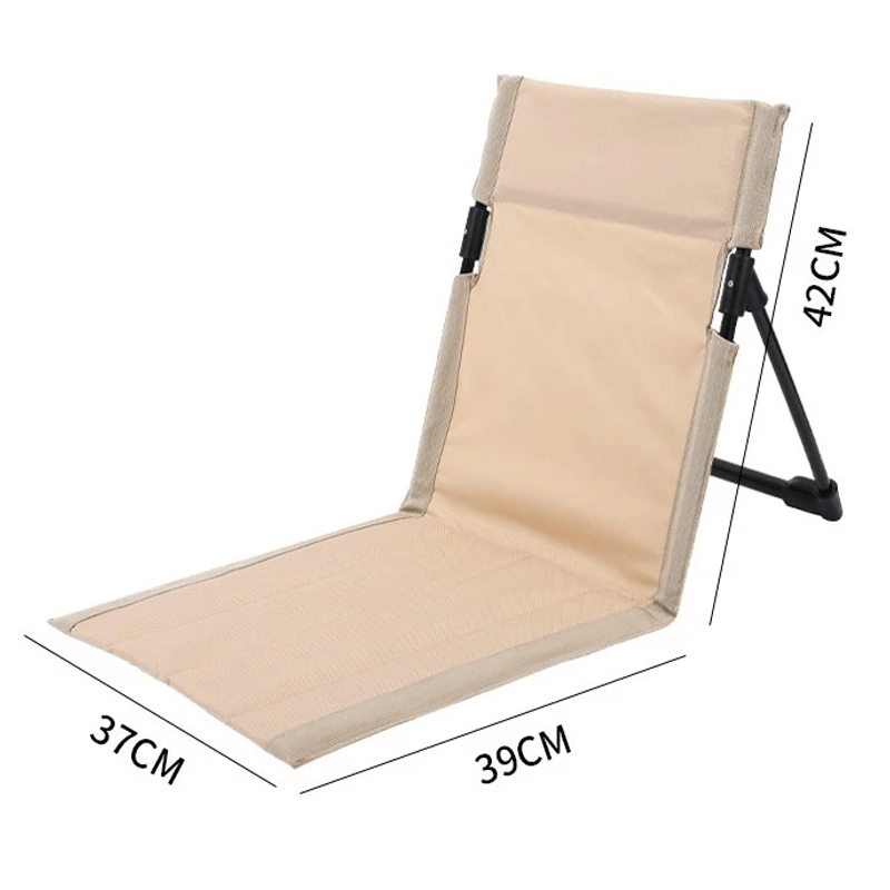 ZENCHAIR - Camping Folding Chair with Back Cushion