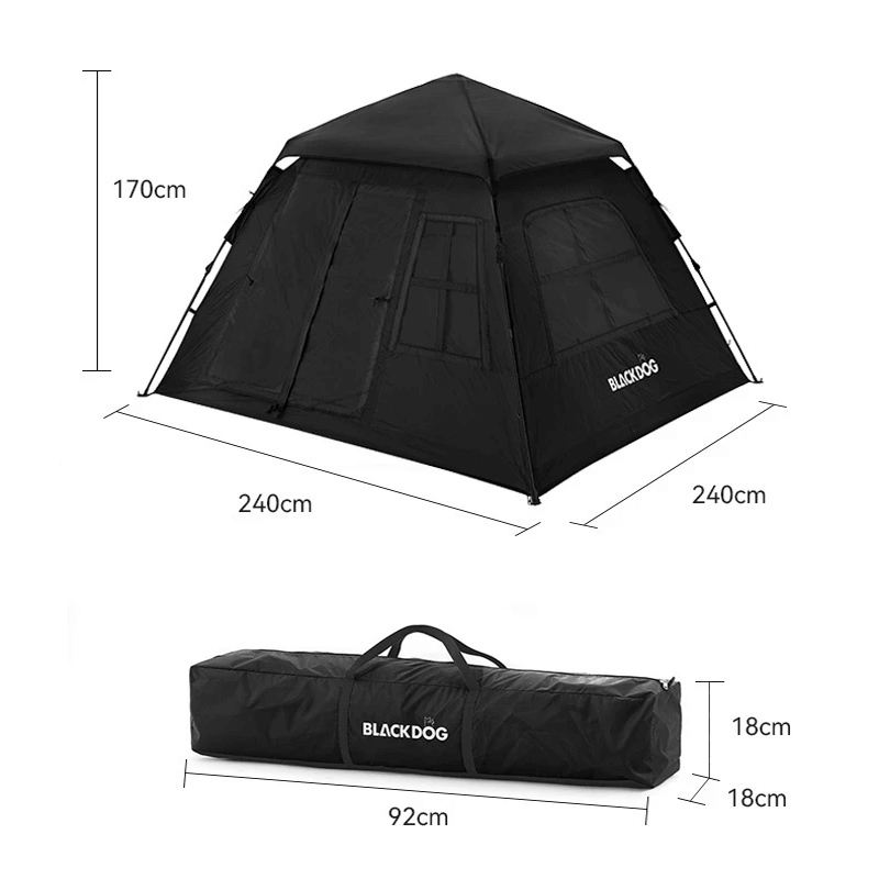 ZENCANOPY - Tente automatique portable PU 3000mm 4-5 ppl
