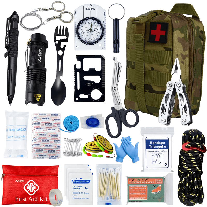 TERRAKIT - Taktisk førstehjælpskasse med 24 værktøjer