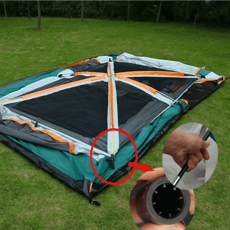 CAMPBLOOM - Tente de camping grand espace PU >3000mm 3-10 ppl