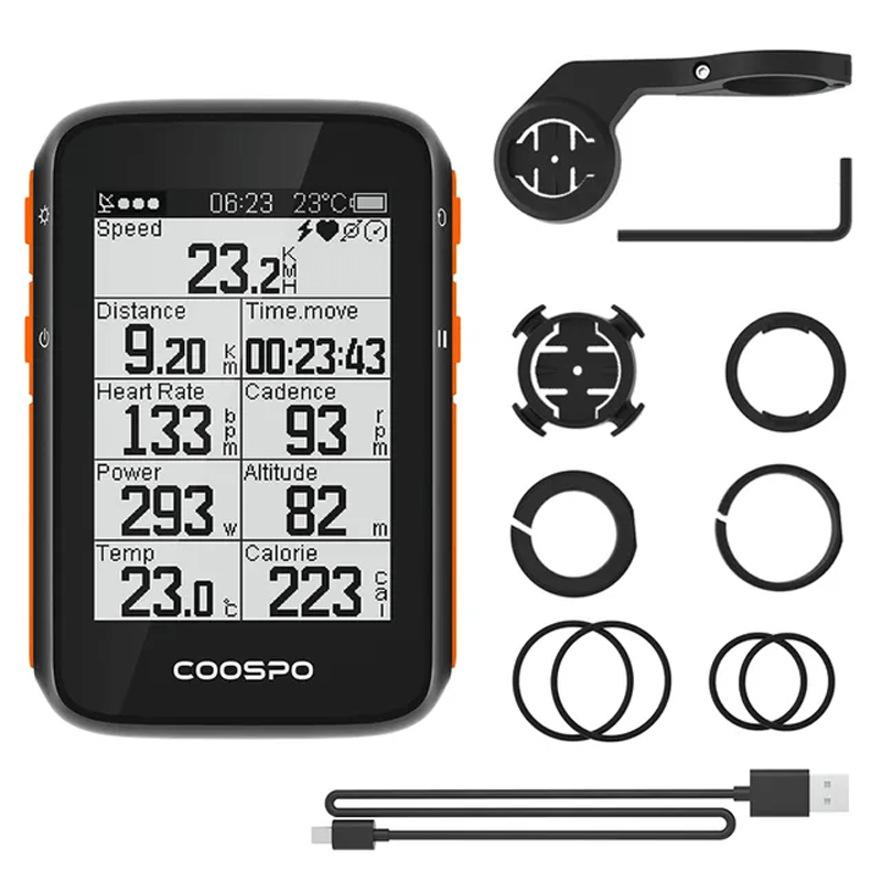 ZENRIDE - Compteur de vitesse GPS sans fil pour vélo