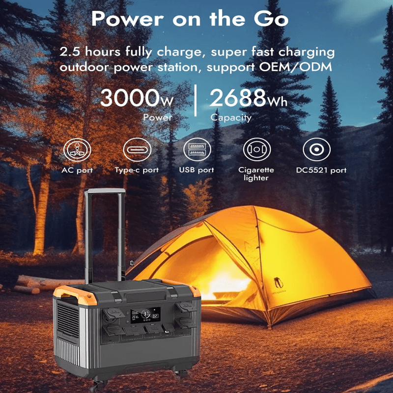 VOLTREE - 3000W Portable Solar Generator