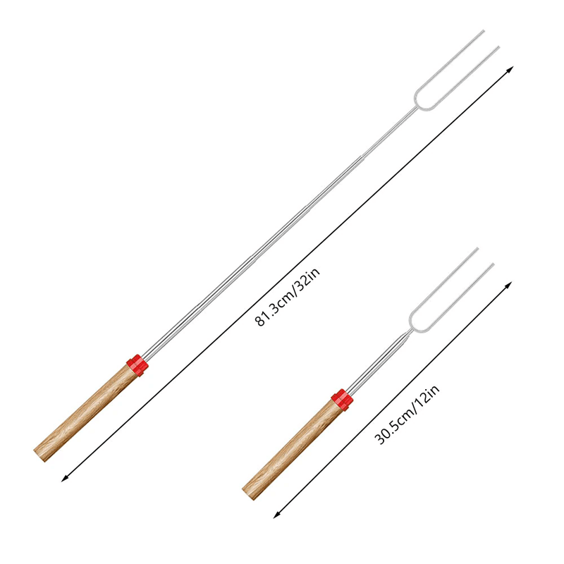 FLARESTICK - 8x bâtons de torréfaction télescopiques