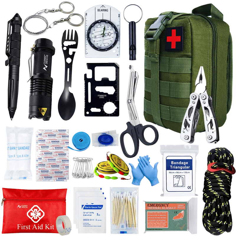 TERRAKIT - Taktisk førstehjælpskasse med 24 værktøjer