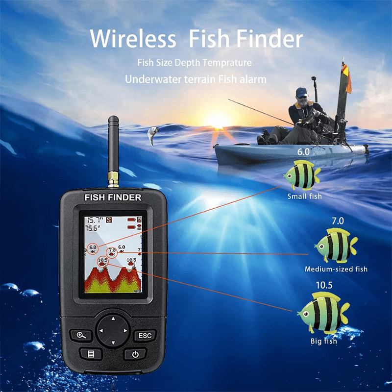 AQUAECHO - Wireless Sonar Fish Finder