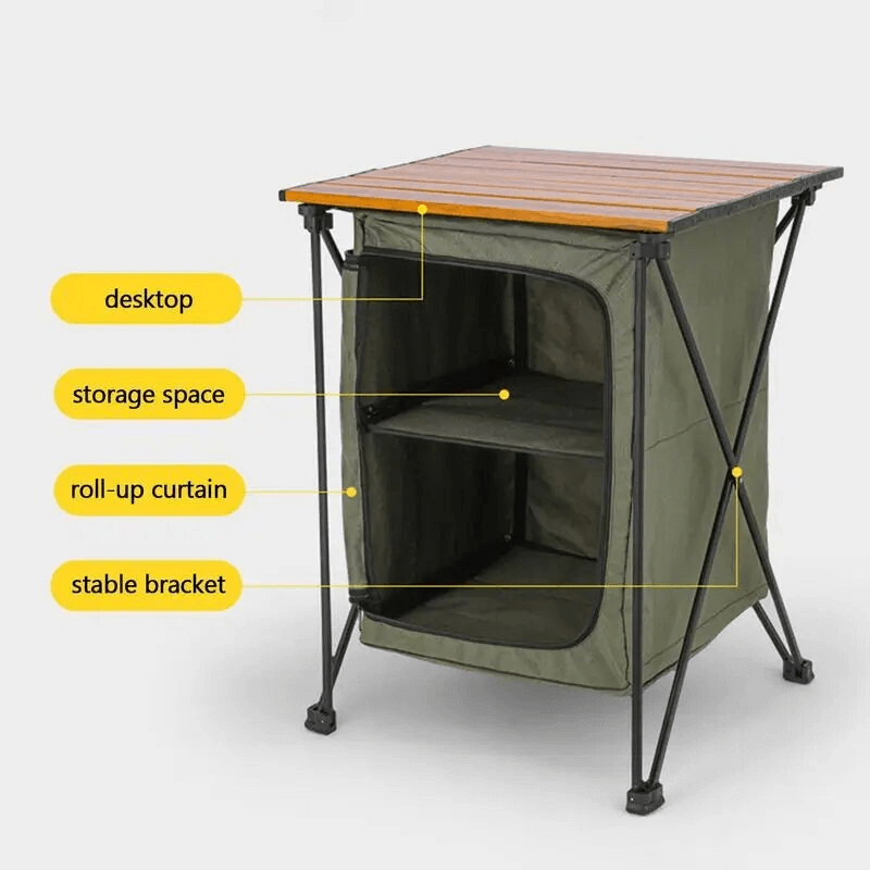 BLAZEBOX - Outdoor Folding Cabinet Table