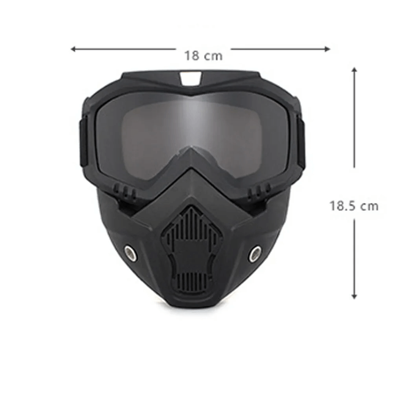 ZEPHYRGEAR - Detachable Sport Mask Goggle
