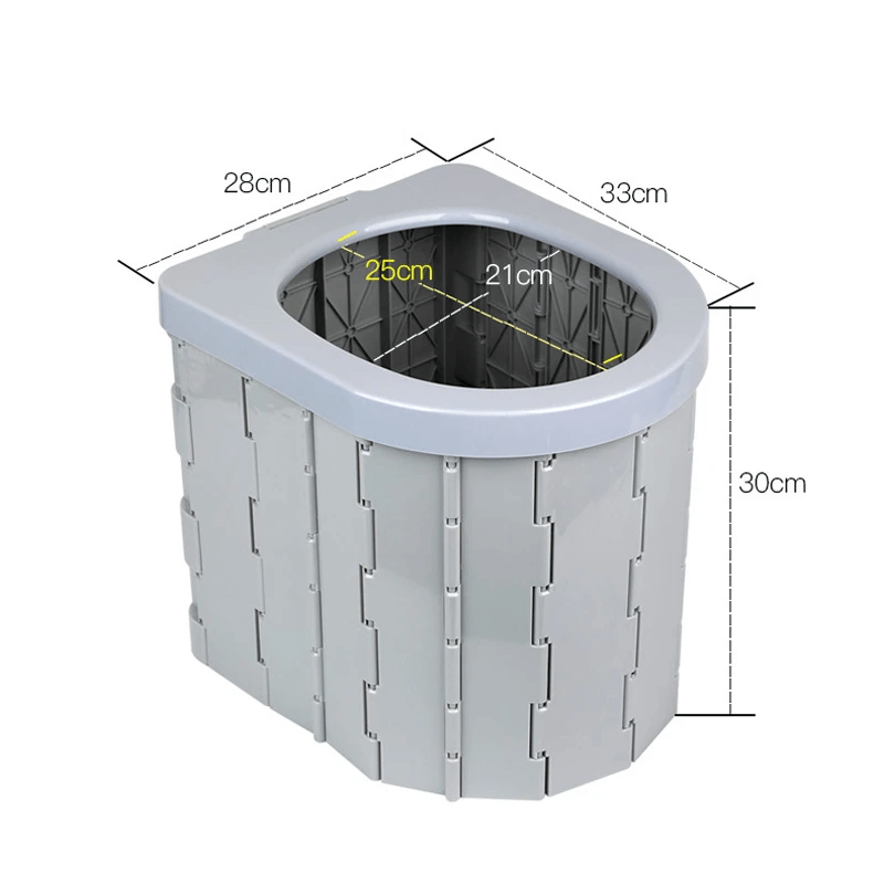 PEBBLE - Portable Outdoor Folding Toilet