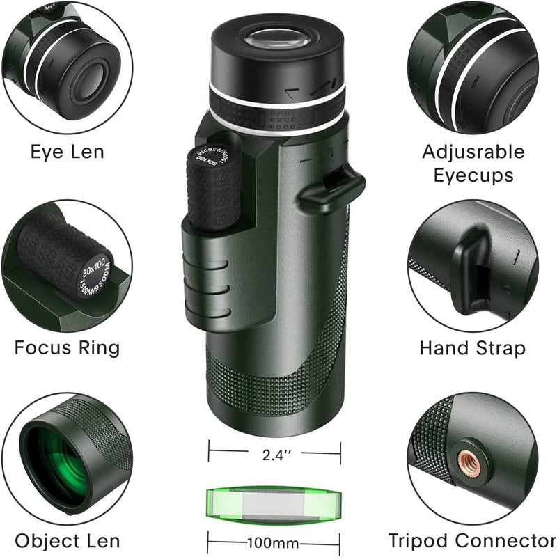 SOLOSCOPE - Monocular Telescope with Mobile adapter