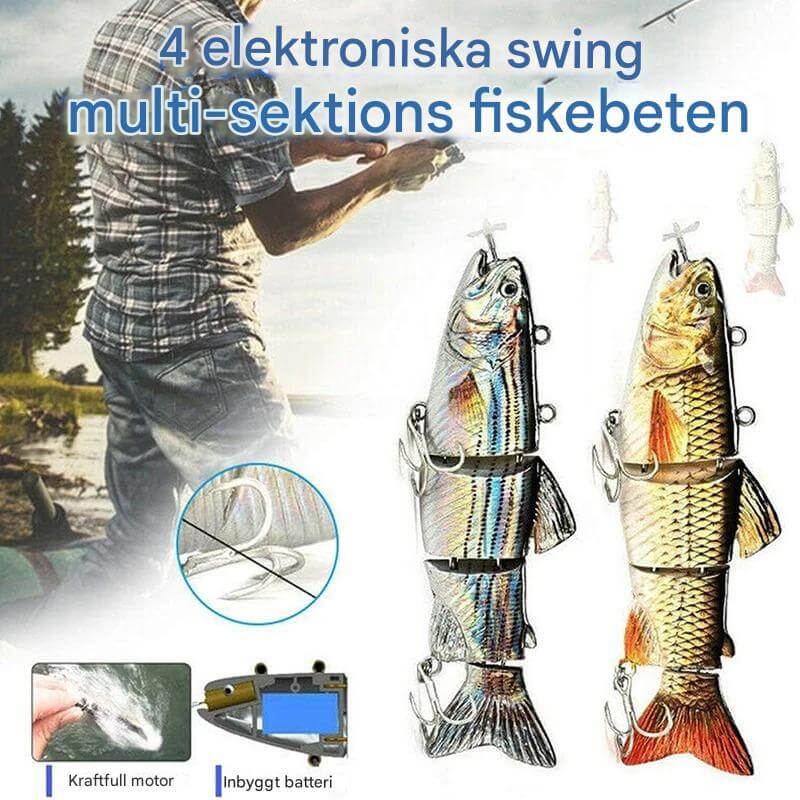 AquaBite – Self-tailing Electric Fishing Lure with LED and USB Charging | Smart Technology for More Efficient Fishing