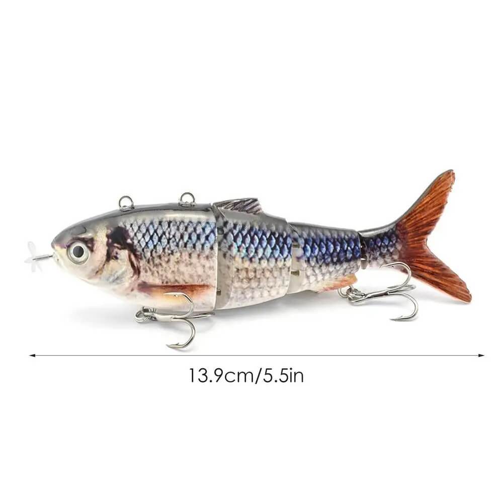 AquaBite – Self-tailing Electric Fishing Lure with LED and USB Charging | Smart Technology for More Efficient Fishing