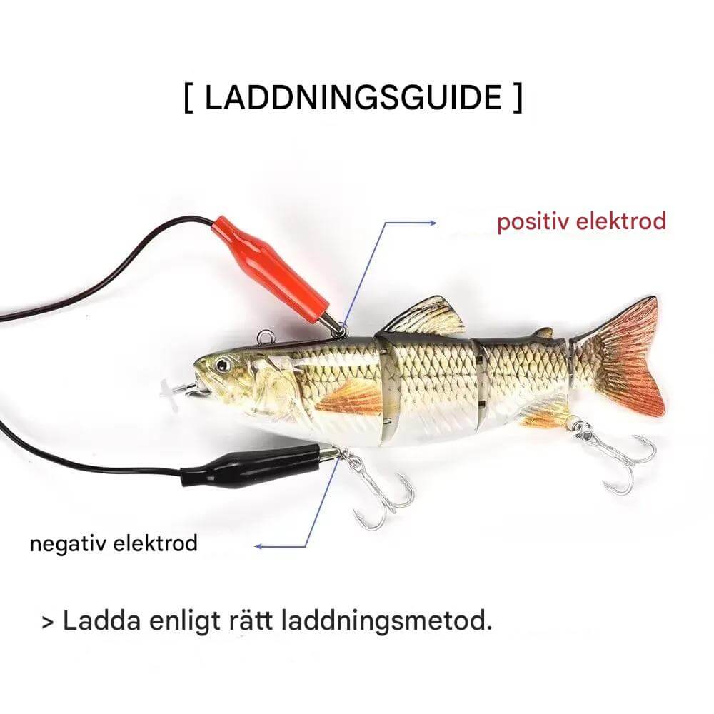 AquaBite – Self-tailing Electric Fishing Lure with LED and USB Charging | Smart Technology for More Efficient Fishing