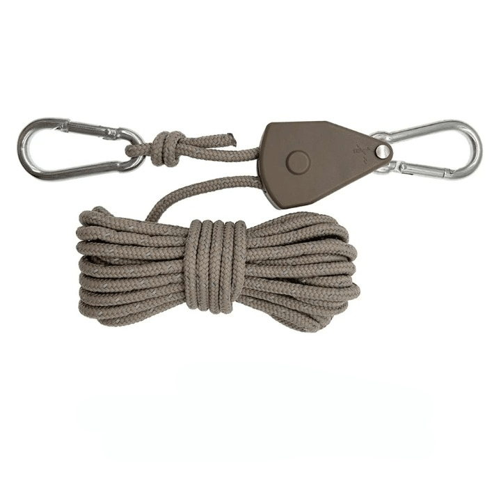 ReflectaCord – Reflective Tent Rope 5M with Adjustable Pulley for Camping