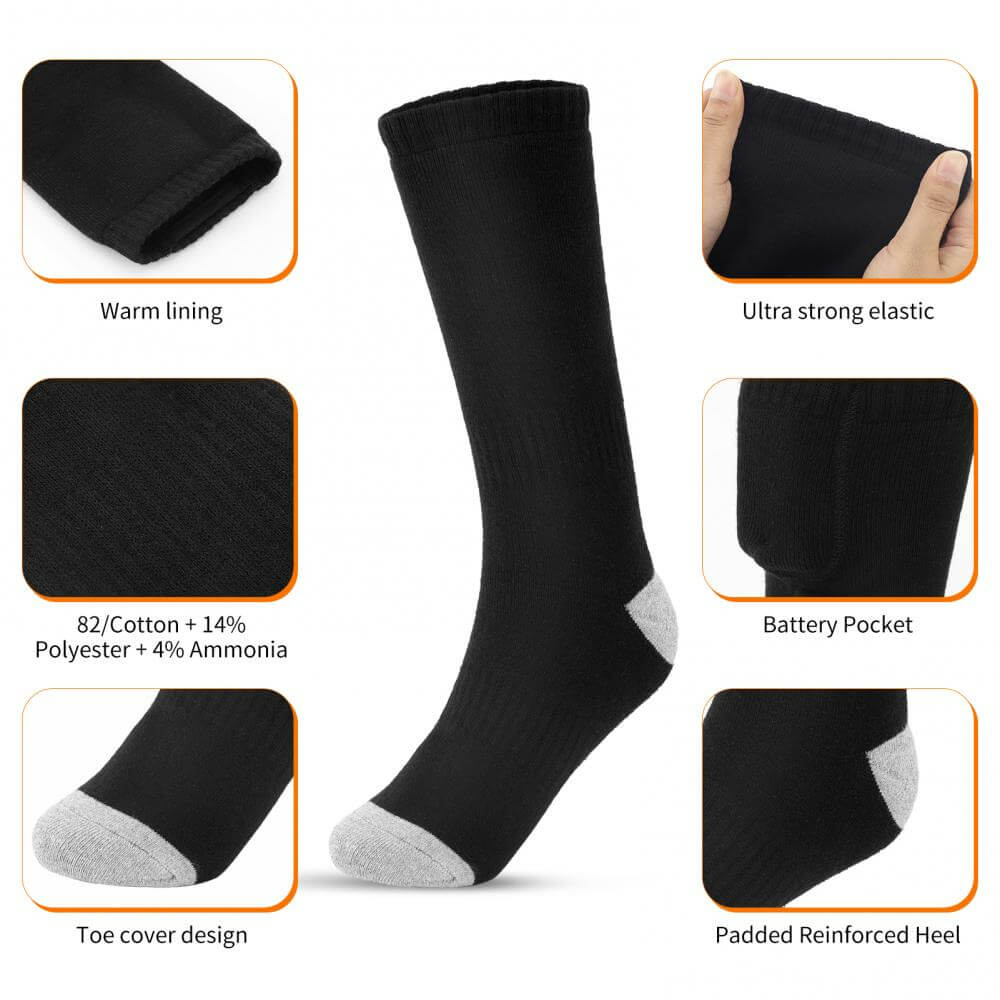 BEAVER - Heated Socks 2200mAh / 4000mAh - CompassNature