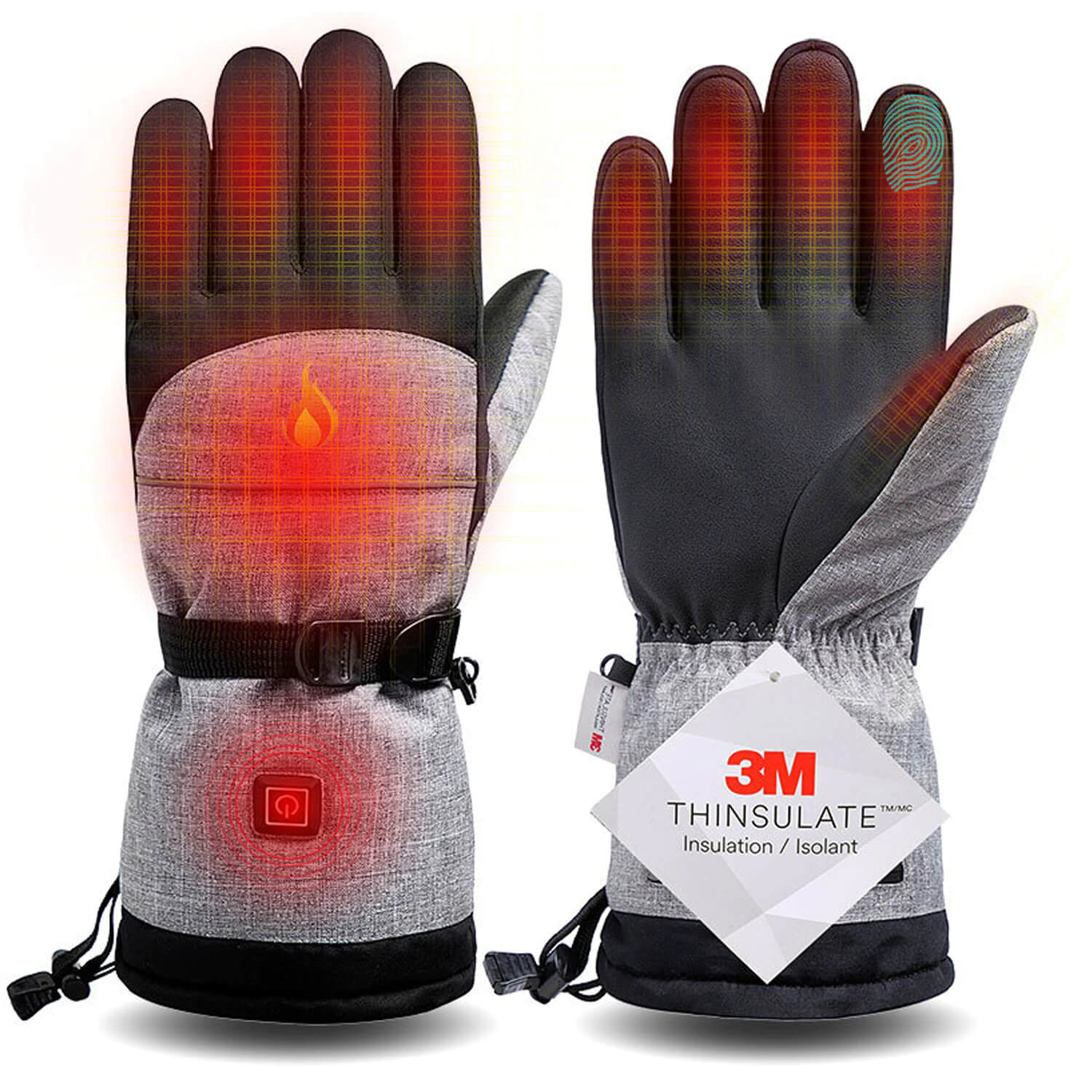 BROMONT - Heated Winter Gloves 5000mAh - CompassNature