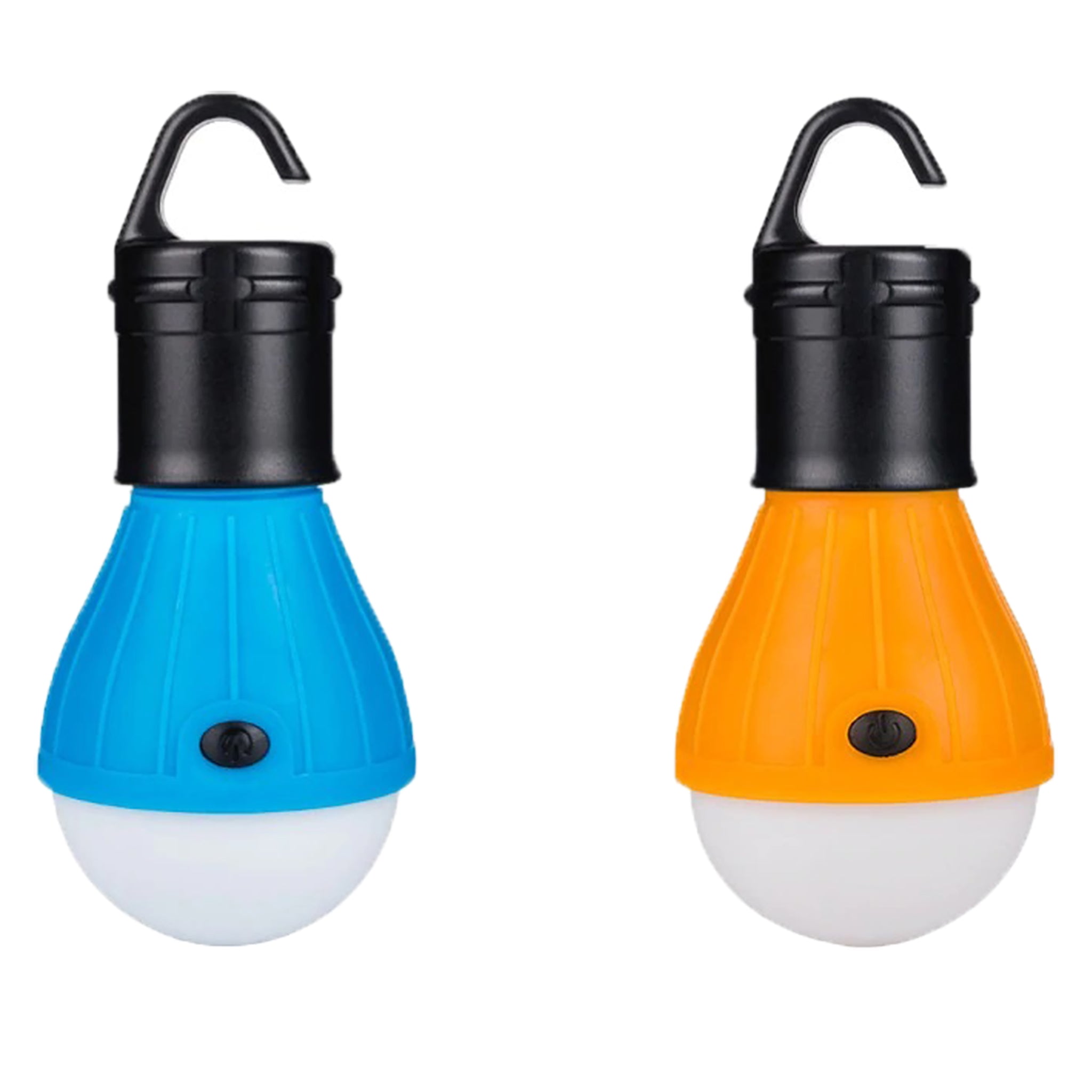 (Blue) Portable Handy LED Bulb Light 3 Mode Hook Tent Lamp- Outdoor Soft Emergency Tent Light Energy Saving